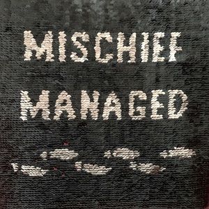 Harry Potter Mischief Managed Sequined Sweater XL